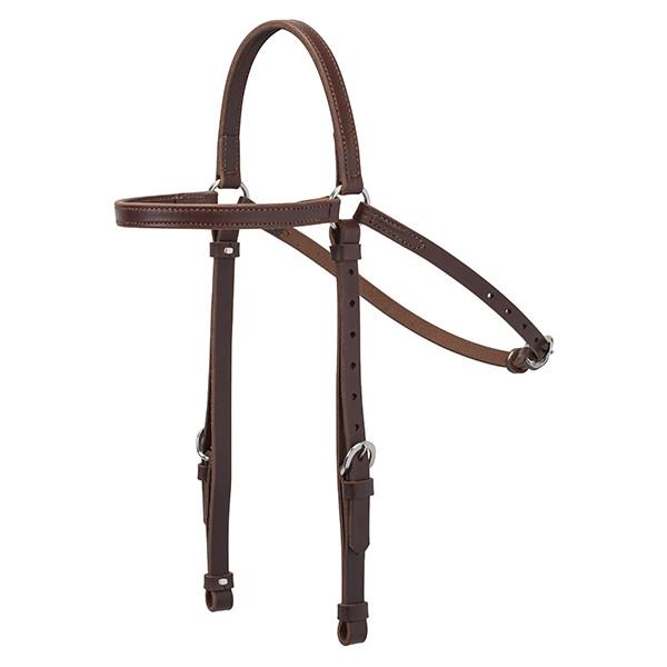 TK10-0332 Headstall Browband 3/4" Canyon Rose-Ken Mcnbb