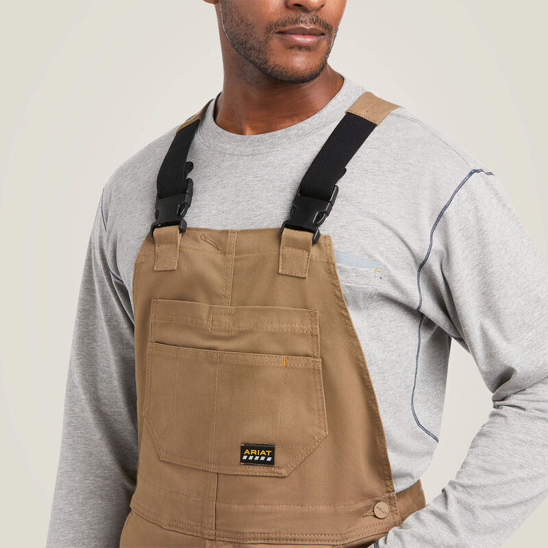 CL10034653 Mens Ariat Rebar DuraCanvas Unlined Bibs