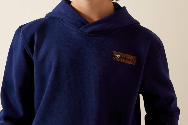 CL10062497 Ariat Men's Hoodie Wood Logo on Back