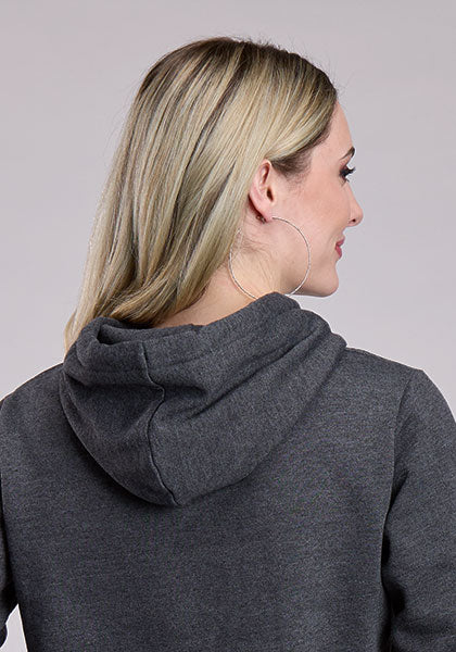 CL10-098-0300-0802 Womens Tin Haul Hoodie- Light Blue Tin Haul Logo