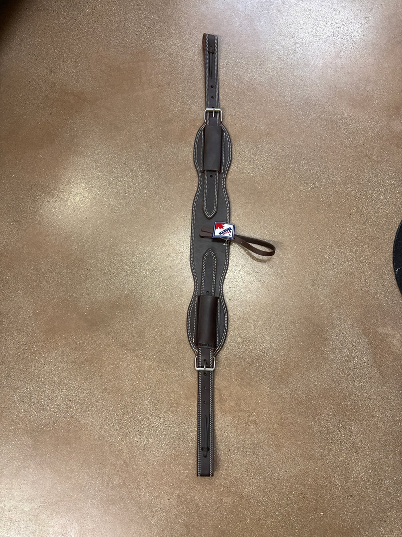 TKHA9434 Harness Leather Back Cinch w/Off Billets