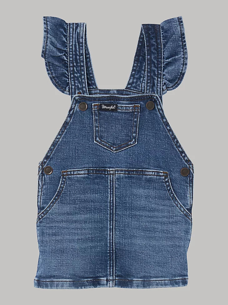 CL112344401 Baby Girl's Denim Coverall Skirt