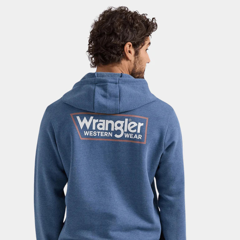 CL112350081 Blue Wrangler Hoodie - Western Wear