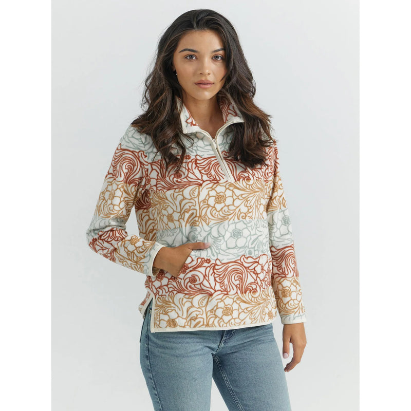 CL112353122 - Wrangler Womens Fleece Pullover - Floral