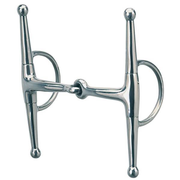 TK25-5160 Bit Full Cheek Snaffle Eggbutt 5"