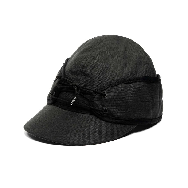 CL1-1708425 Cap Winter Railroad Lace Front Waxed Cotton - Quilt Lined