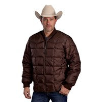 CL03-097-0761-0602 Mens Roper Poly Filled Coat - Chocolate