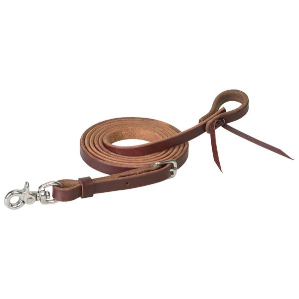 TK50-1410 Rein Roper Leather 5/8'x8' Work Tack