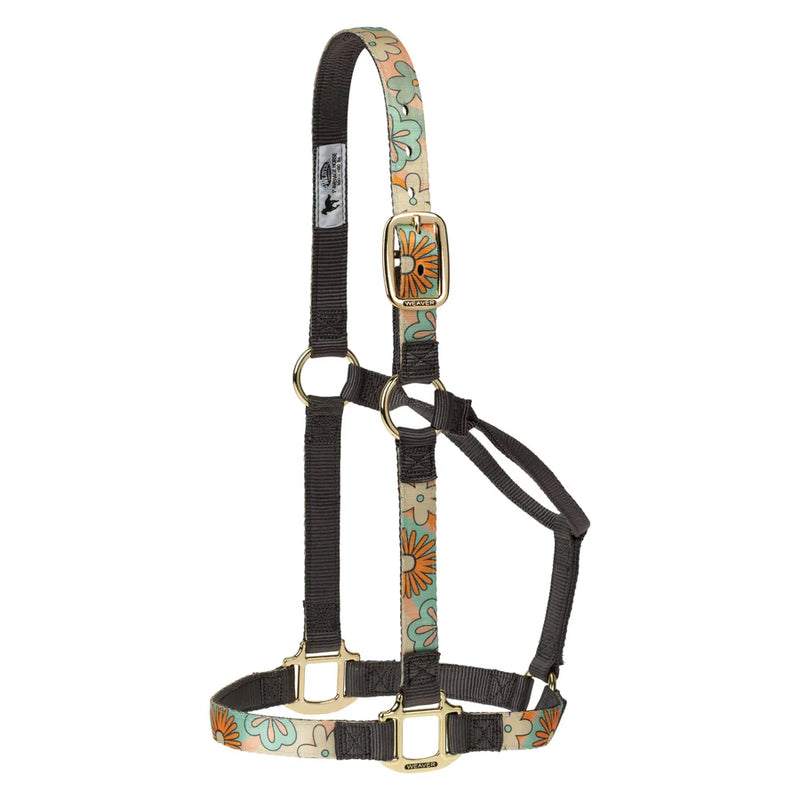 TK35-6781-Average-Retro Halter Patterned Non-Adjustable