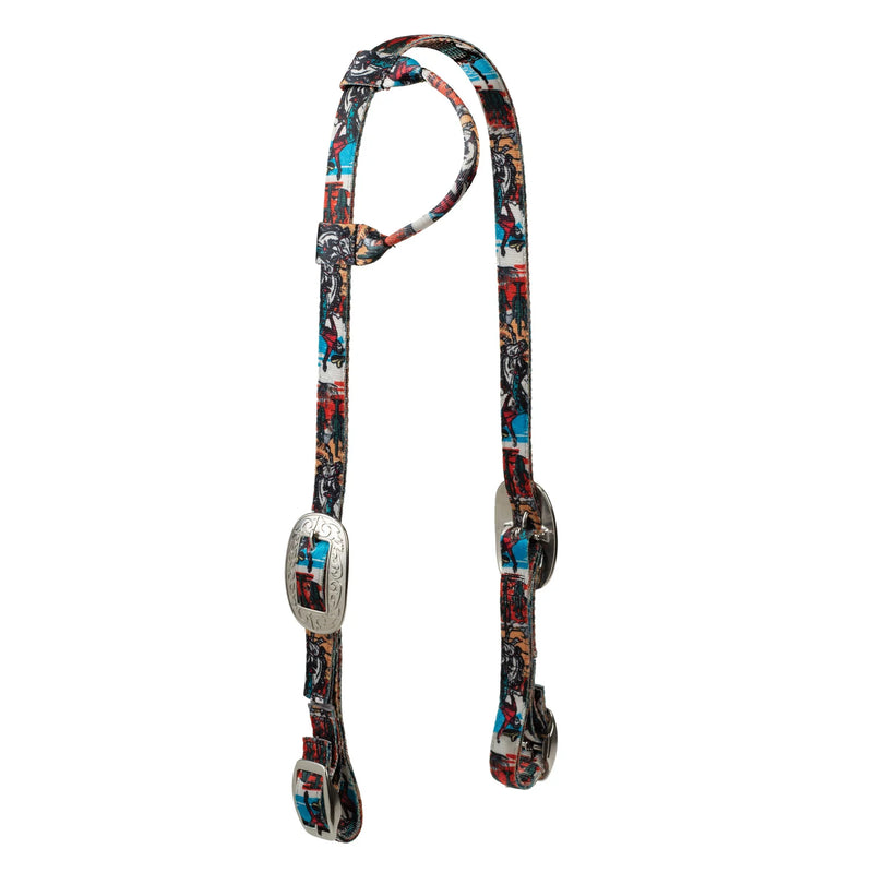 TK35300-01--Bronc Headstall Poly Sliding Ear