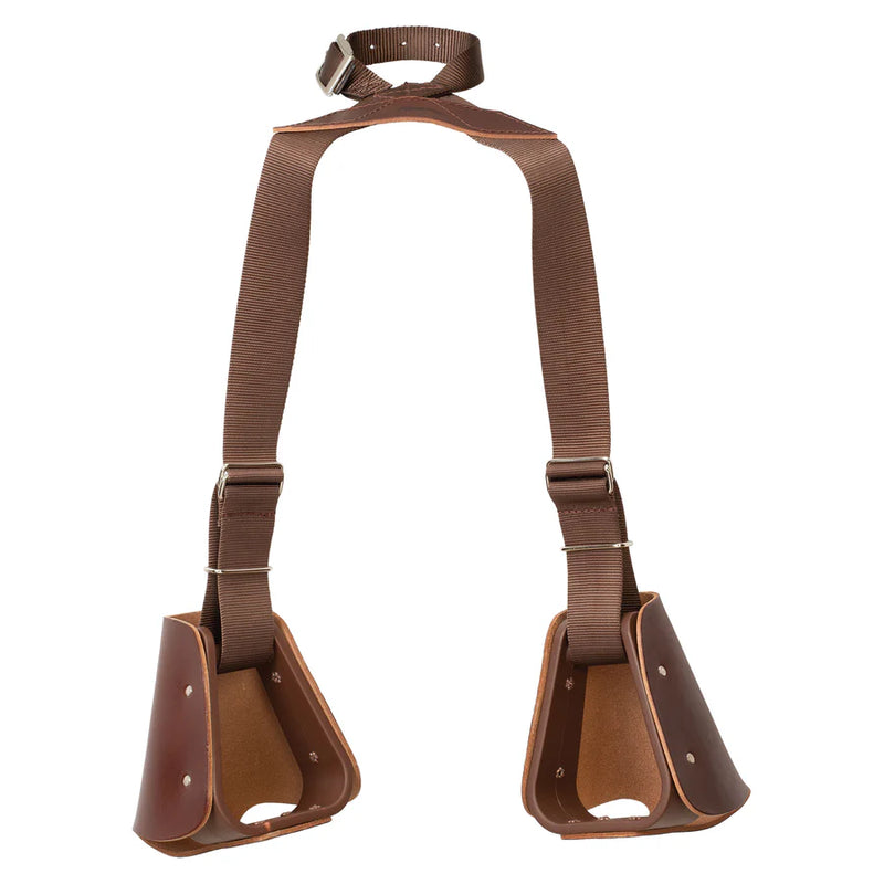 TK35-3025 Stirrup-Kids Nylon Lil' Dude - Brwn