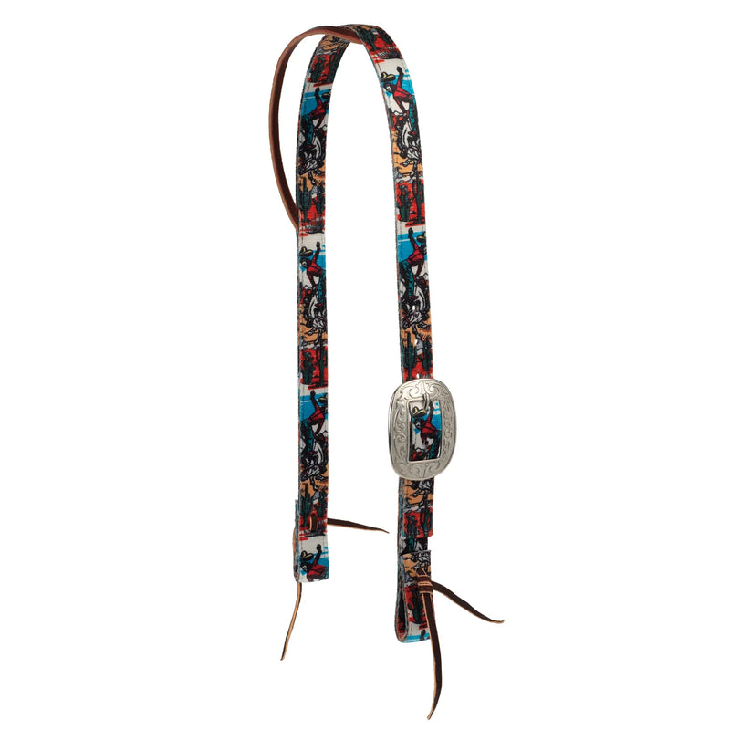 TK35300-02--Bronc Headstall Poly Split Ear