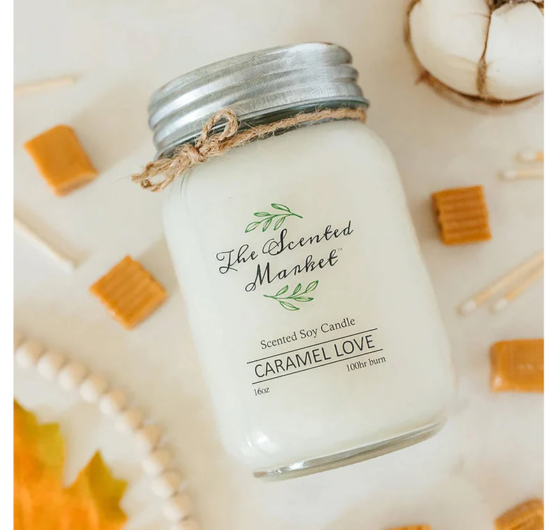BG456-0244 Candle - The Scented Market "Caramel Love"16oz
