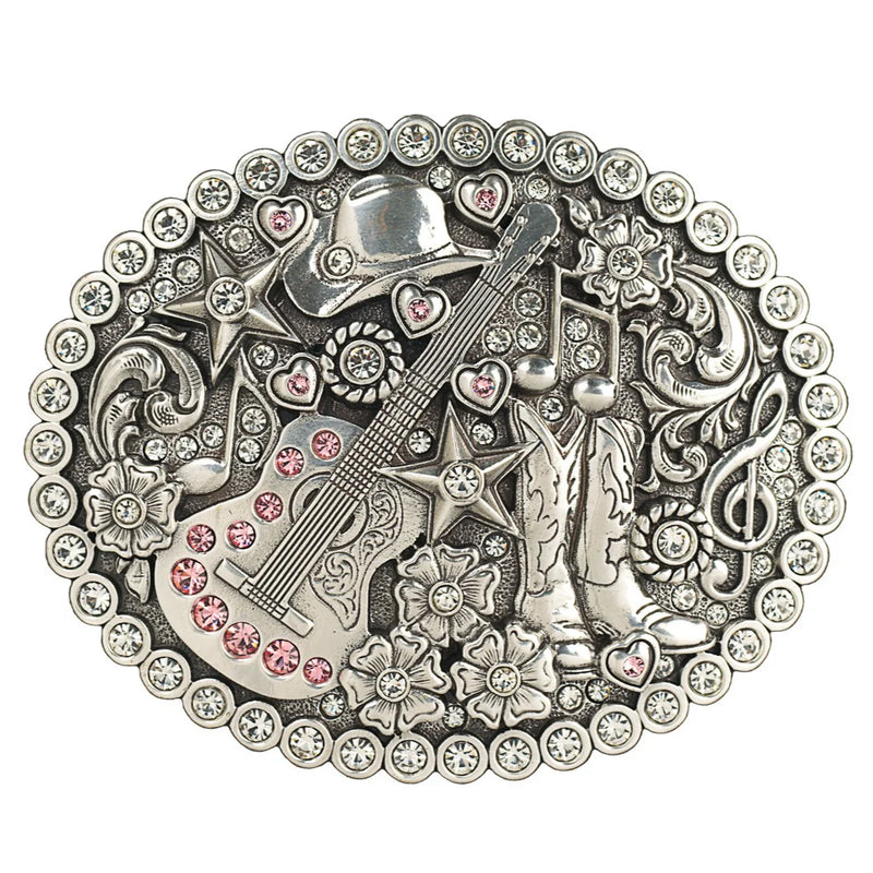 BG37933 Buckle- Music Design w/ Pink