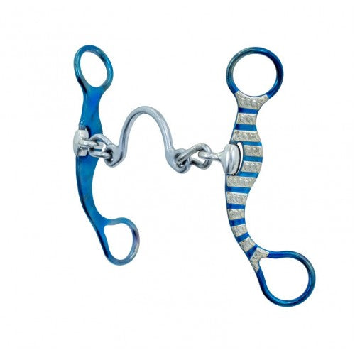 TK257388 Bit Hinged Port/Chain Short Shank ConQuistador