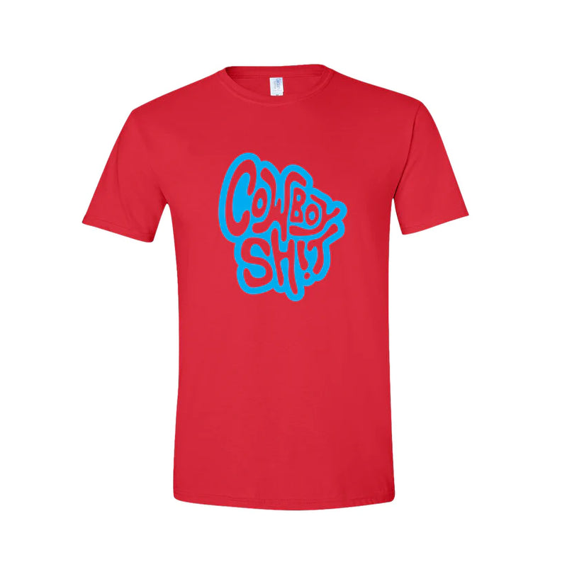 CLTEE142-RED Unisex Cowboy Sh*t TShirt-Softy