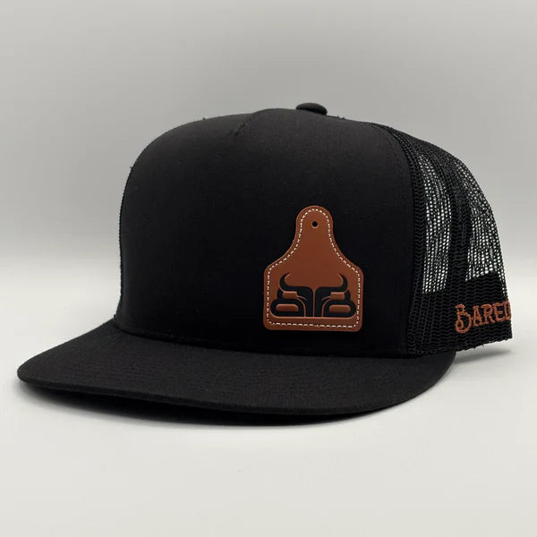 CLCAP2-O/S-Cow Tag Baredown Cap- Flat