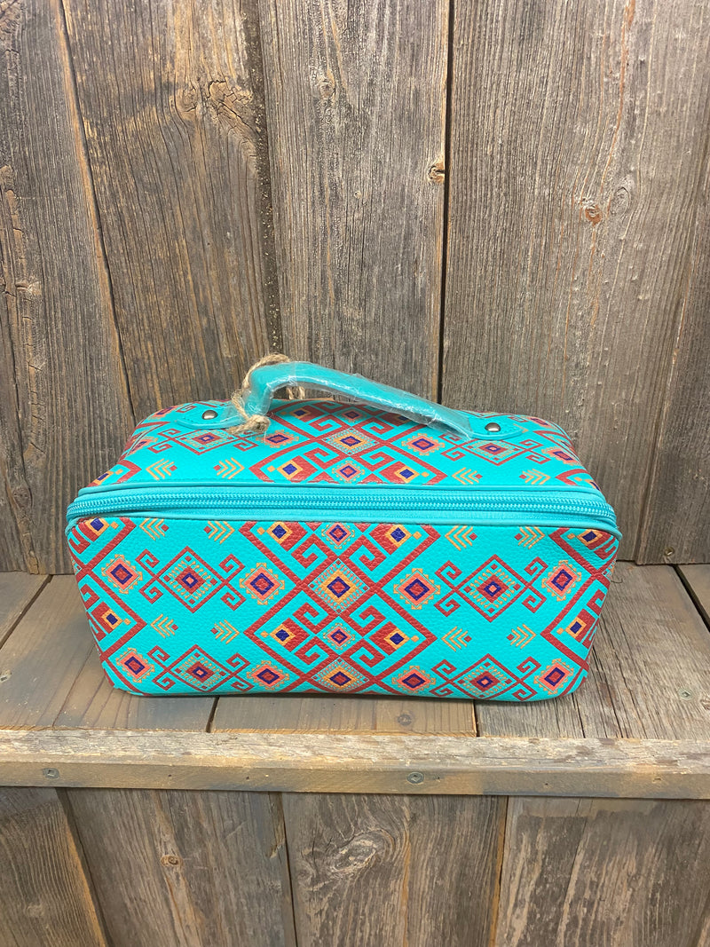 BG2511319471 Cosmetic Bag Turquiose & Multi Colored
