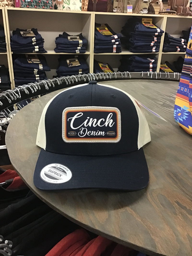CLMHC7901016 Cinch Ball Cap Trucker "Cinch Denim"- Navy