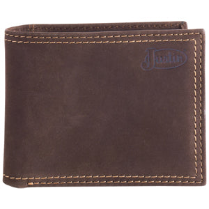 BG2610491381 Justin Bifold Wallet Dark Brown
