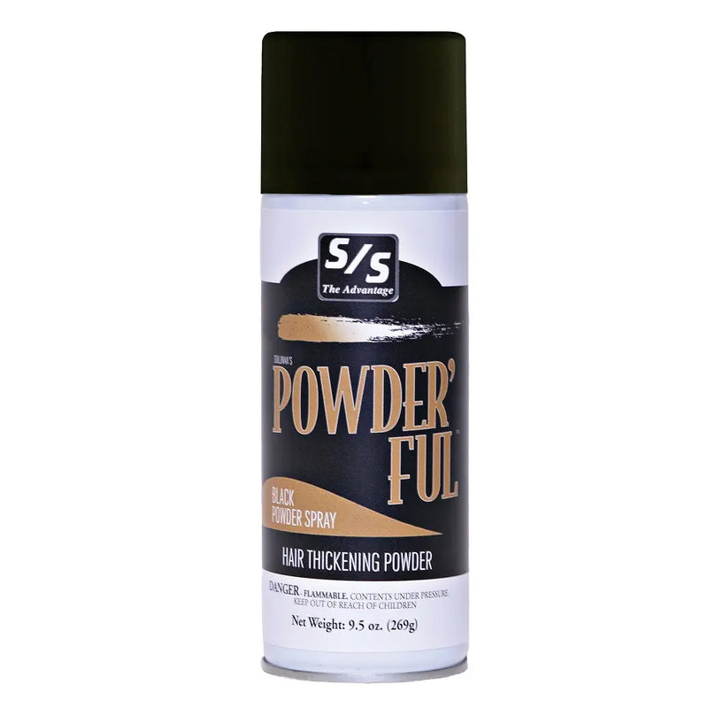 ACPOW-BK Powder'Ful Black Hair Thickening 9.5 oz
