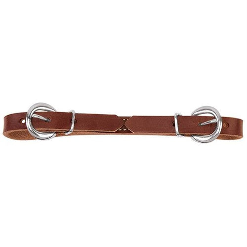 TK30-1391 Chin/Curb Strap Straight Leather - Sunset