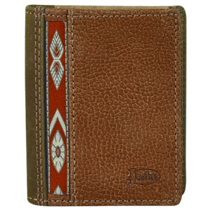 BG2005783W9 Justin Bifold Wallet Ribbon Red Aztec