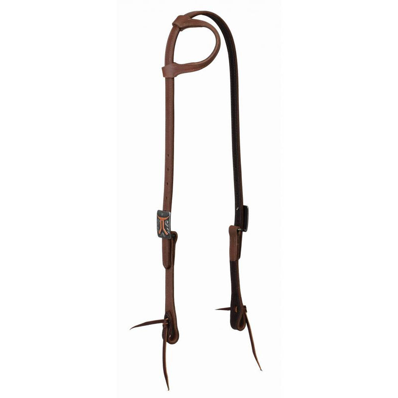 TK10010-01-15 Headstall Sliding Ear Thunderbird Buckle Working Tack