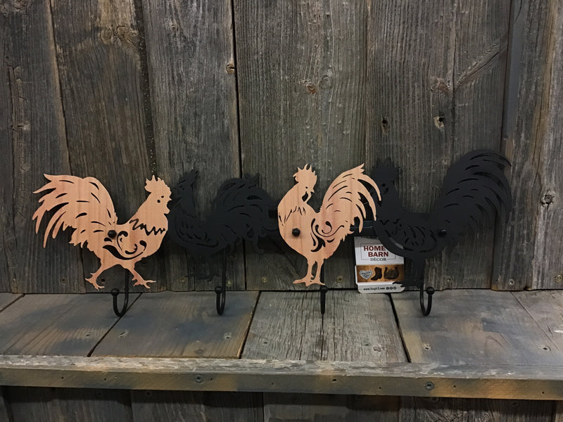 BG87-36139 Chicken Wall Hanger w/ Hooks