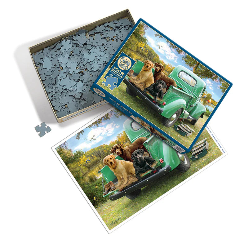 BG45037 500pc Puzzle - Lets Go Fishing