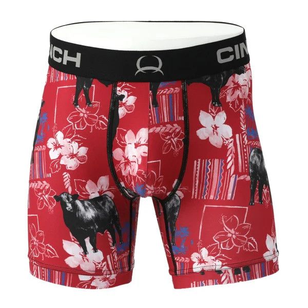 CLMXY6002033 Cinch Men's 6" Boxer Briefs -Angus