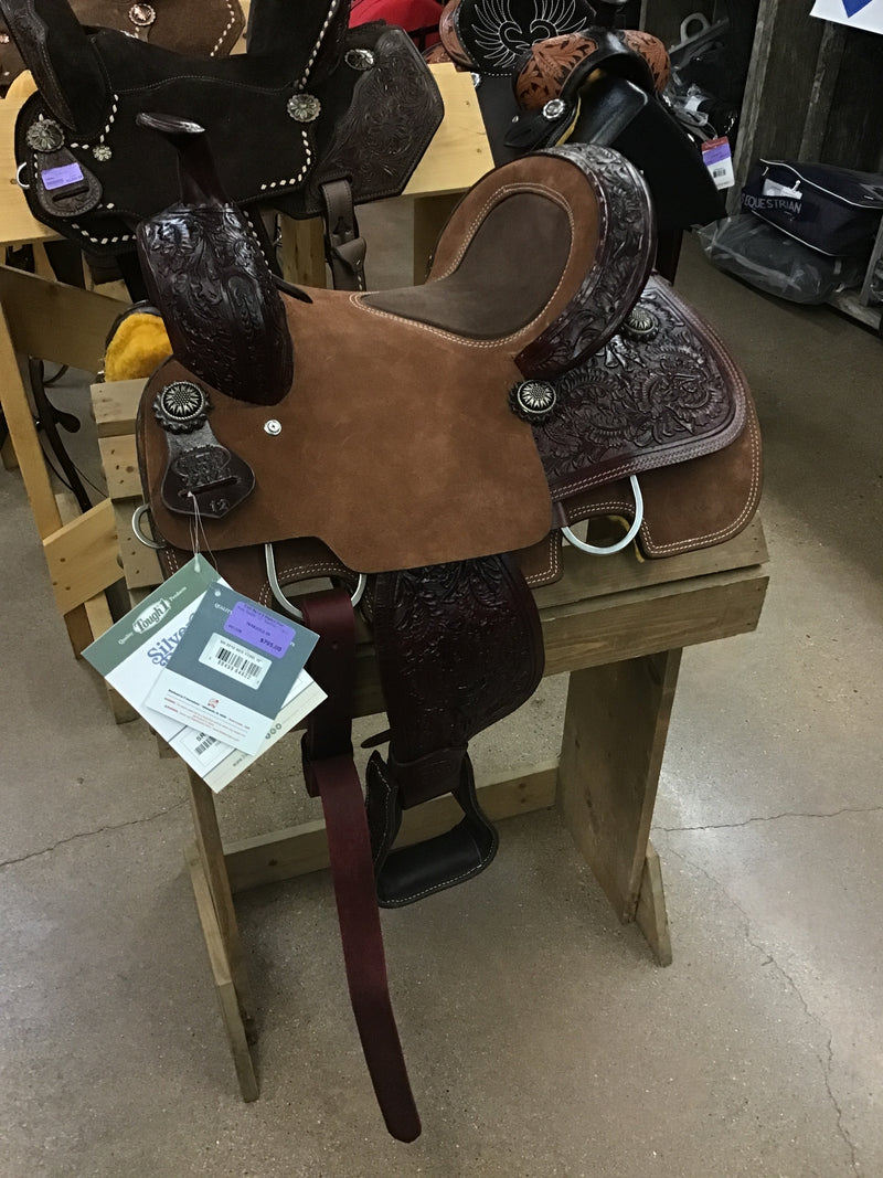 TKSR2212-35 Kids Saddle 12" RedFord Roper