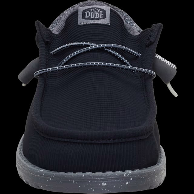 CL45146-0PM Hey Dude Men's- Wally Funk- Black/Smoke Grey