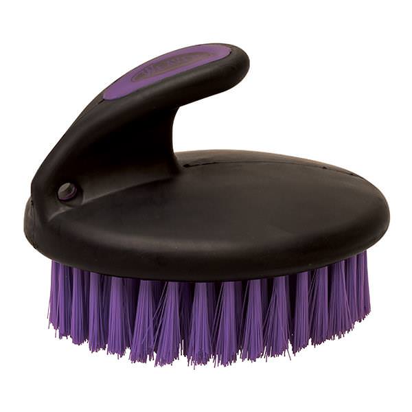 TK65-2060--Purp/Blk Weaver Palm Brush Soft Bristles