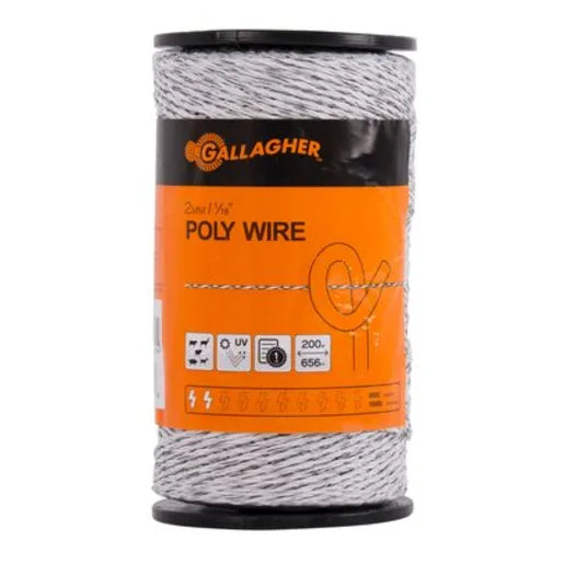 FEG62004 Gallagher Poly Wire 200m 2mm