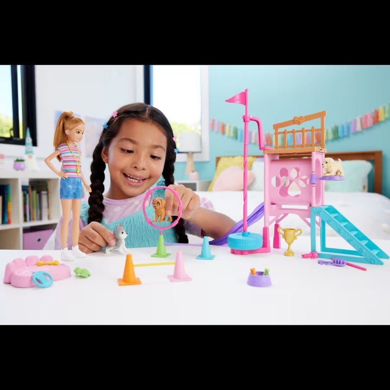 BGMATLHRM10 Barbie - Stacies Puppy Playground Set