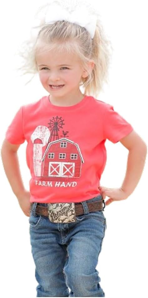 CLCTK6851032-Coral Girls Cruel Girl Toddler Tee "Farmhand"