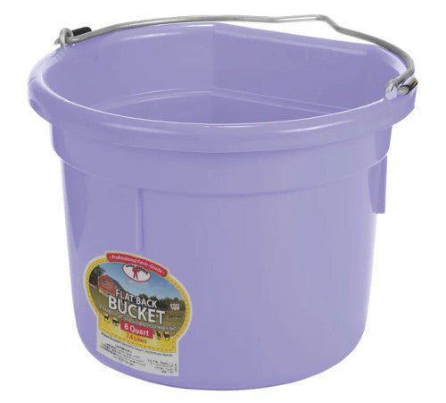 AC115-4-Lavander Bucket Flat Back 8qt P8FB