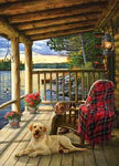 BG588-Lake Cabin Tray Puzzle