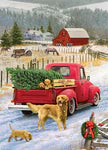 BG588-Red Truck Tray Puzzle