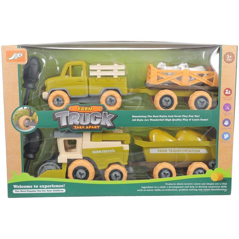 BGJTJ87-96009 Farm Truck Set Truck and Combine