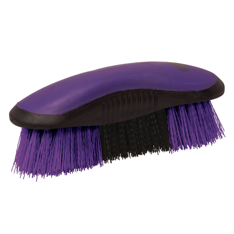 TK65-2059--Purp/Blk Brush Dandy Contoured Plastic Handle