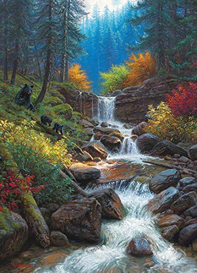 BG654-1809 Puzzle - Mountain Cascade 1000pc