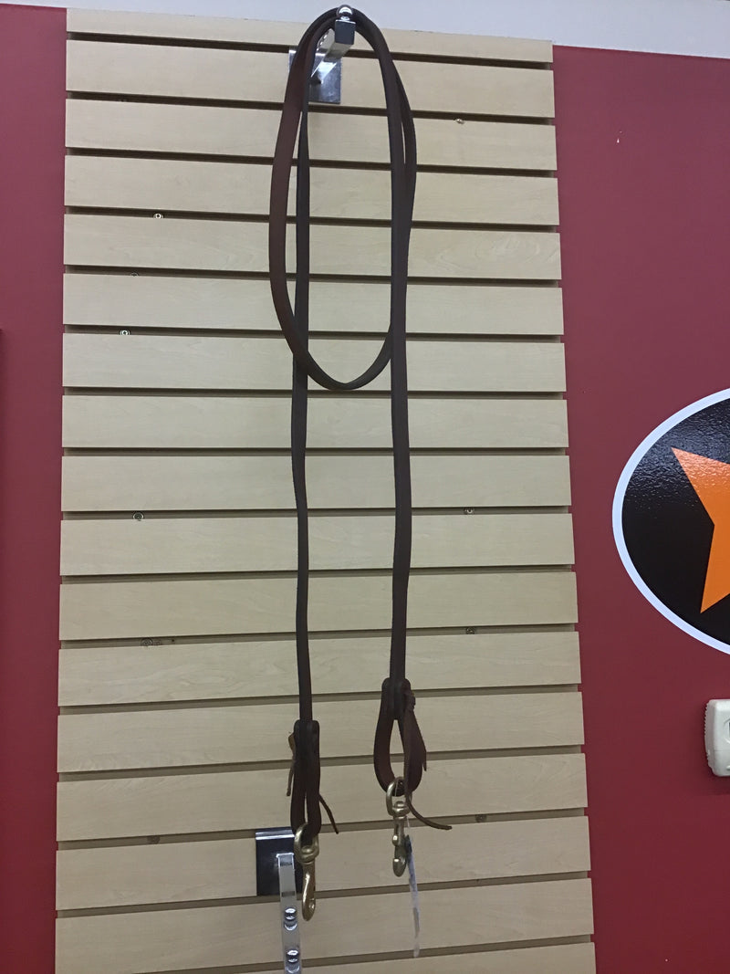 TK43-1510 Leather Roping Reins 5/8 "