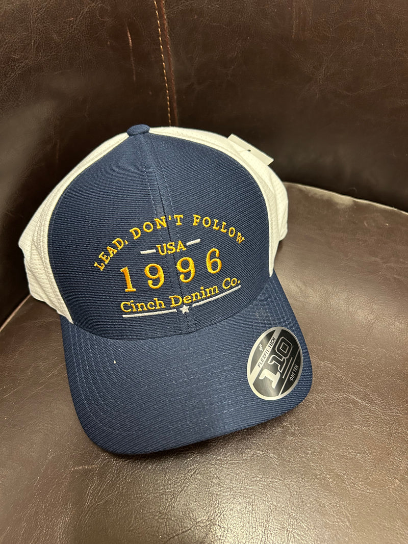 CLMCC054001 Cinch Ball Cap Navy/White Flex Fit