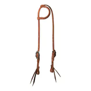 TK10046-01-20 Headstall Sliding Ear Buckstitch Dawn