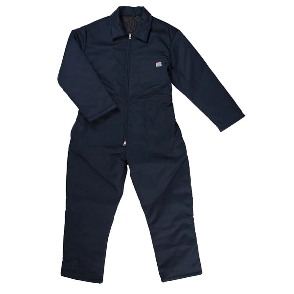 CL7121 - Navy Coveralls - Lined Twill 1 Piece
