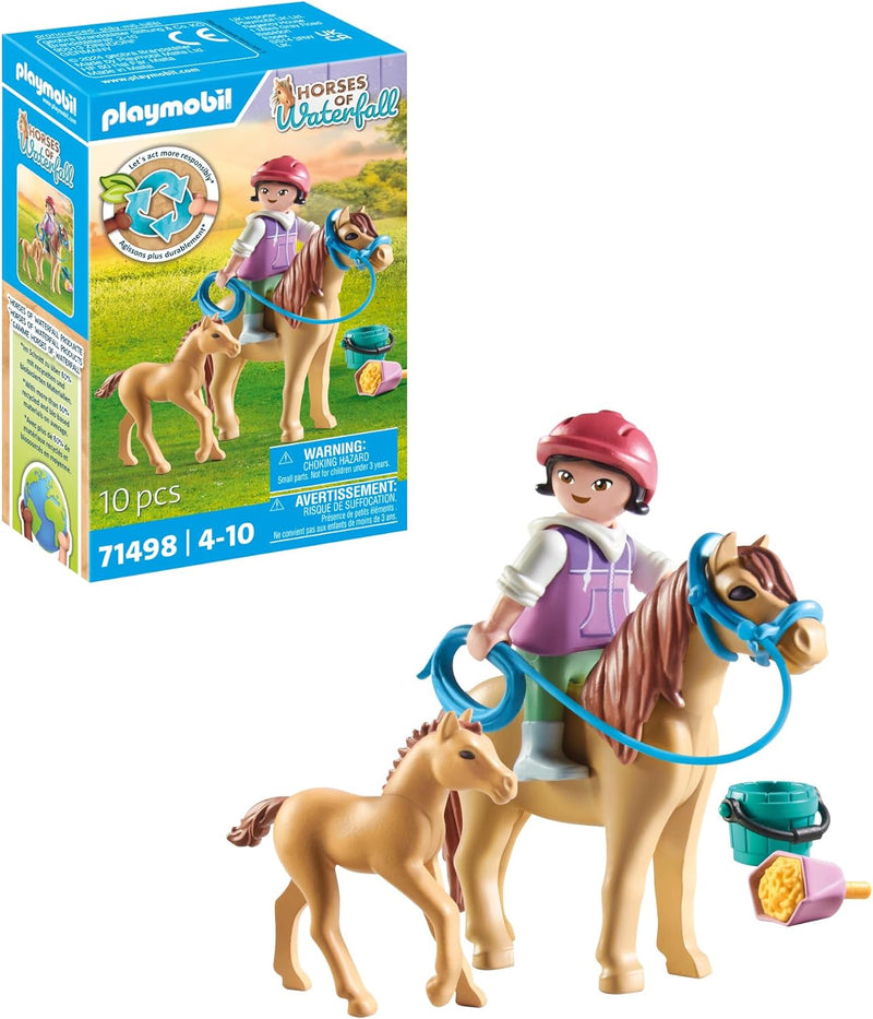 BG660-3640 Playmobil Horses of Waterfall- Child and Pony