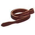 TK40-0948 Tie Strap Latigo Leather 1-1/4"x 6' w/Holes-Burgundy