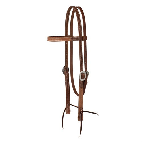 TK10044-00-20 Headstall Browband Rough Out Oiled